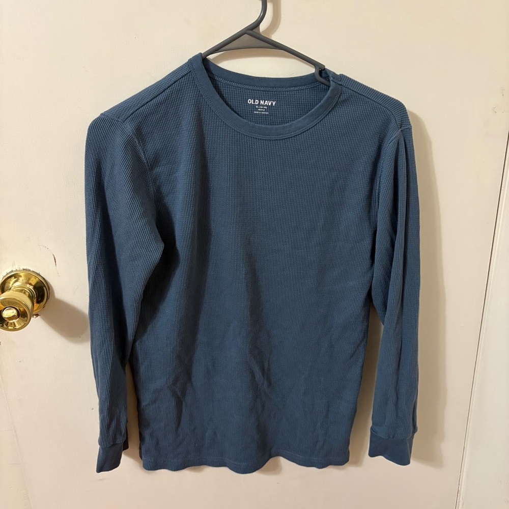 5/$25 Old Navy kids long sleeve thermal crew neck X-large 14-16